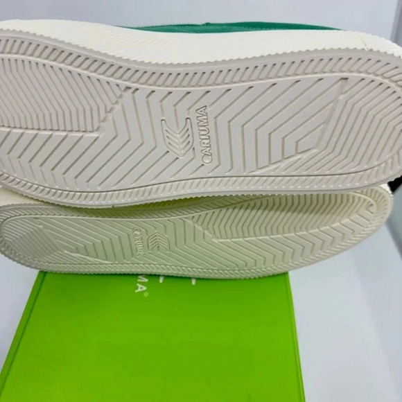 NEW Cariuma Oca Low Canvas Sneaker Shoes Lace-Up Round Toe Green Mens Sz 8.5/10 - Picture 6 of 7
